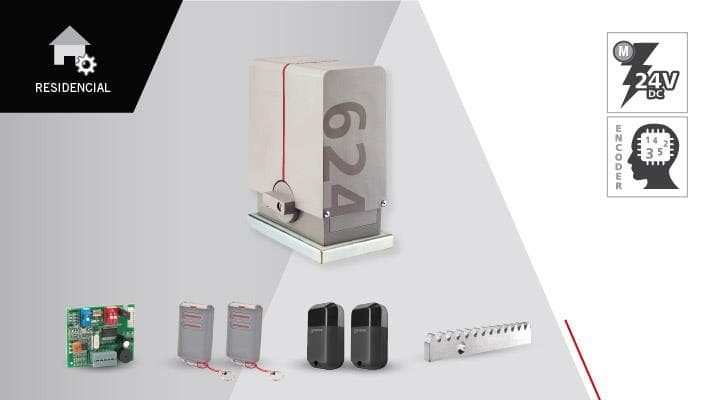 Foto 1 kit motor Lince para puerta hasta 4m