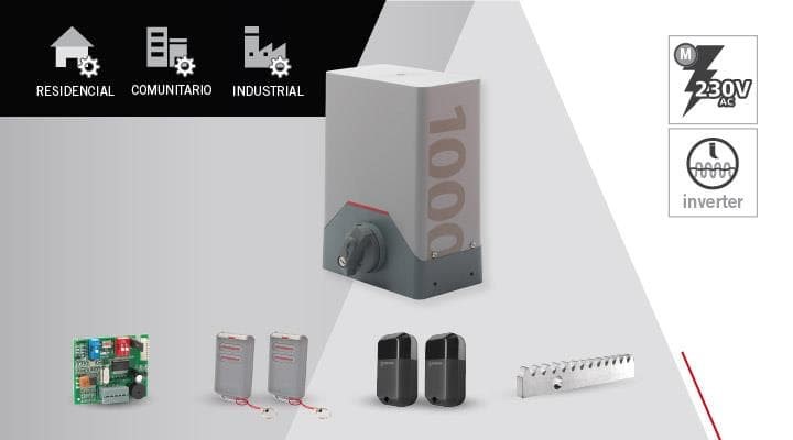 Foto 1 kit motor Rino para puerta hasta 4m